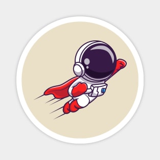 Cute Astronaut Super Hero Flying Magnet